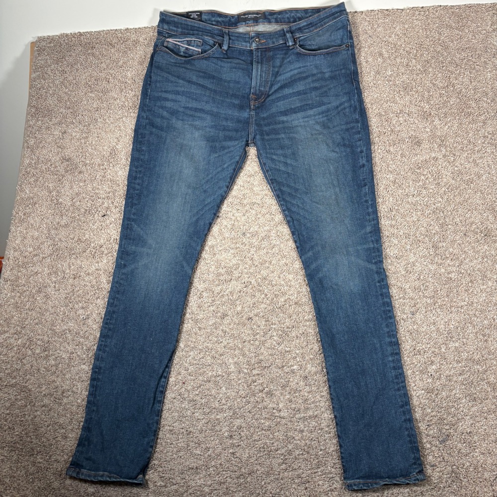 Cult of Individuality Punk Super Skinny Mens‎ Jeans 38x32 Medium Wash 624AC-SS1M